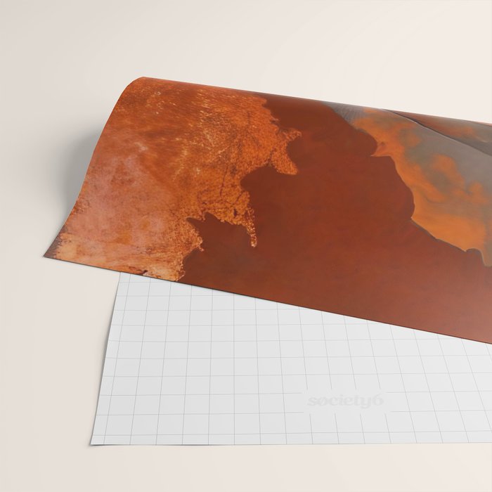 Rust and Metal Japandi Art Wrapping Paper Gallery Image 2