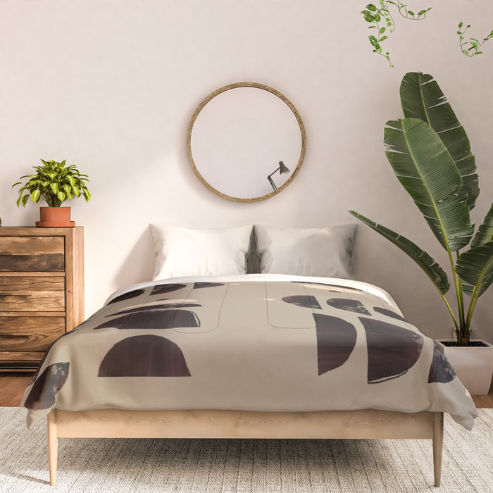 Abstract Bohemian Art Print Matisse Muted Art Print Comforter Gallery Image 3