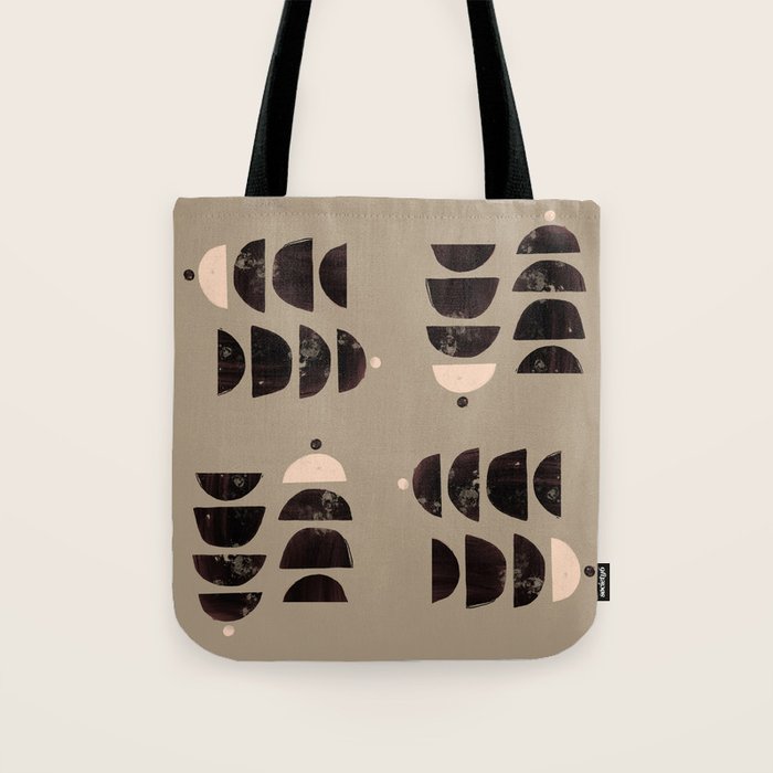 Abstract Bohemian Art Print Matisse Muted Art Print Tote Bag Gallery Image 1