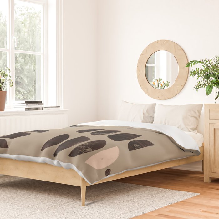 Abstract Bohemian Art Print Matisse Muted Art Print Duvet Cover Gallery Image 2