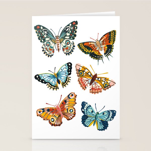 Woodland Butterfly Print Stationery Card Gallery Image 1