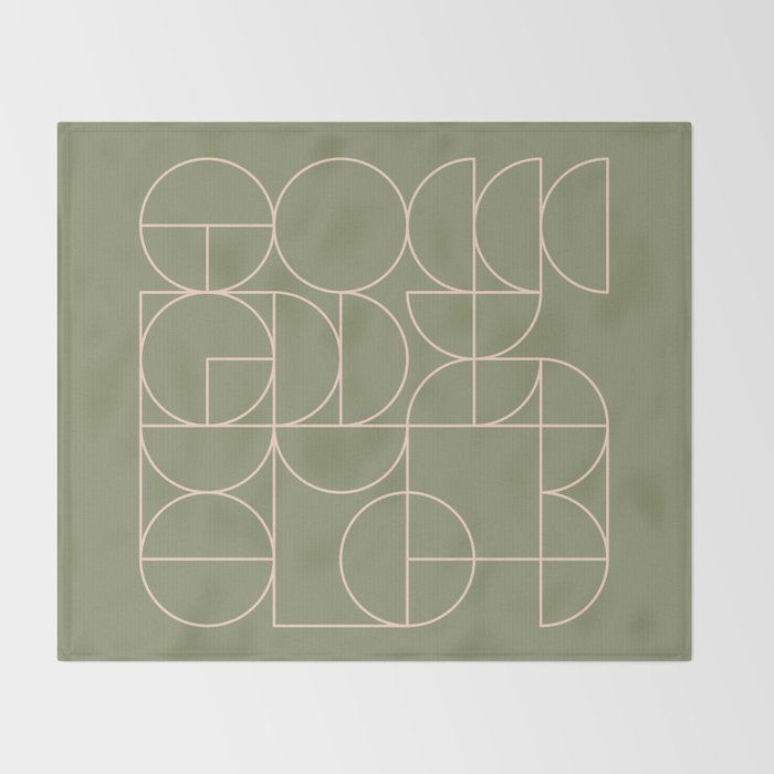 Deco Geometric 08D Throw Blanket Gallery Image 2