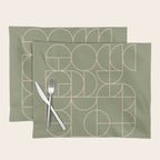 Deco Geometric 08D Placemat Gallery Image 1