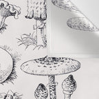 Mushroom Collection Wall Tapestry Gallery Image 3