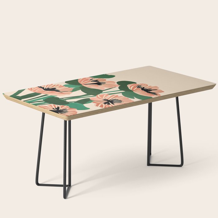 Modern Wild Poppies Coffee Table Gallery Image 1