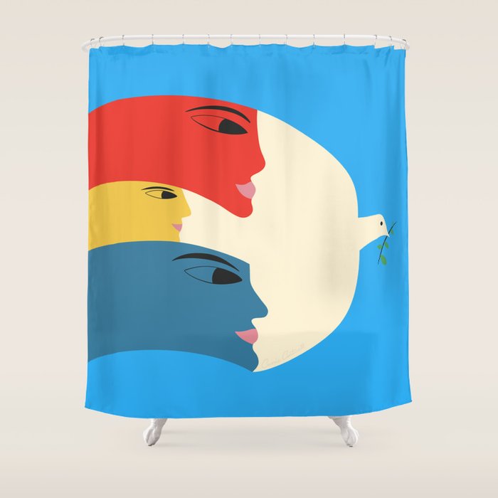 Peace Shower Curtain Gallery Image 1
