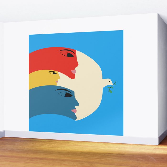Peace Wall Mural Gallery Image 2