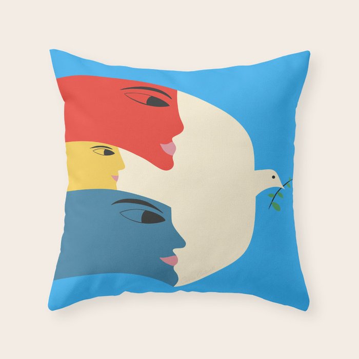 Peace Throw Pillow Gallery Image 6