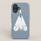 F-14 Tomcat Jet Aircraft - Slate iPhone Case Gallery Image 1