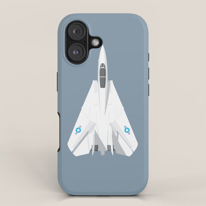 F-14 Tomcat Jet Aircraft - Slate iPhone Case Gallery Image 1
