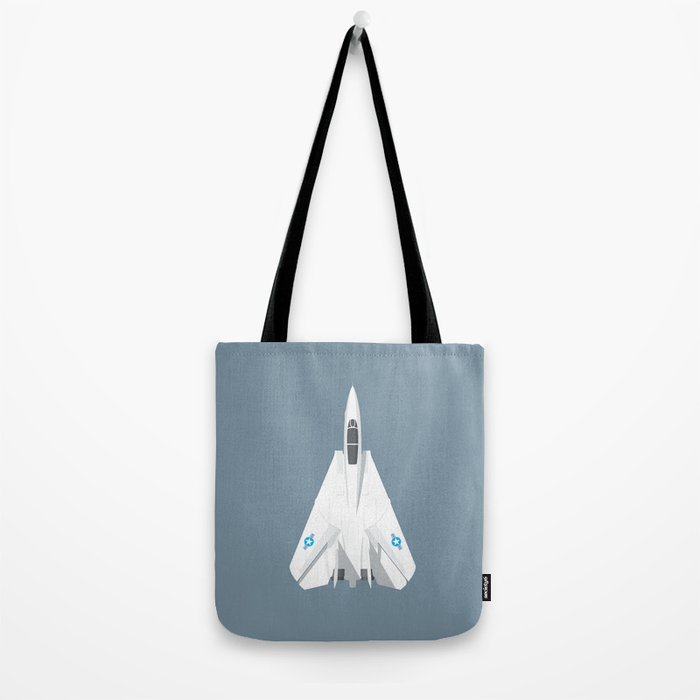 F-14 Tomcat Jet Aircraft - Slate Tote Bag Gallery Image 2