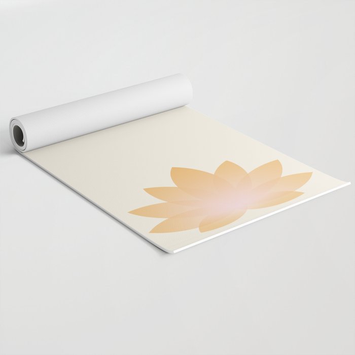 Lotus Flower Minimalism I Yoga Mat Gallery Image 2