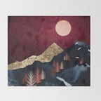 Autumn Night Throw Blanket Gallery Image 2