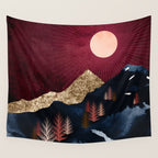 Autumn Night Wall Tapestry Gallery Image 4