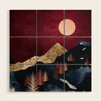 Autumn Night Wood Wall Art Gallery Image 1
