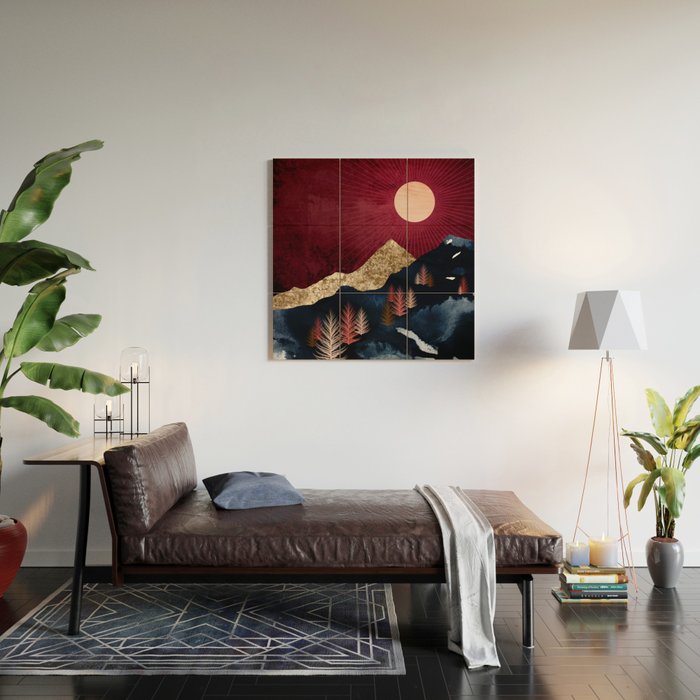 Autumn Night Wood Wall Art Gallery Image 2