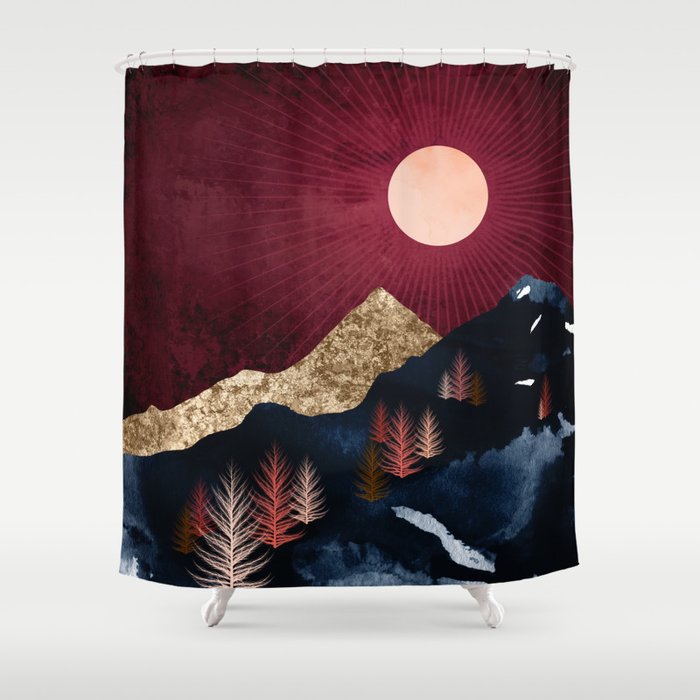 Autumn Night Shower Curtain Gallery Image 1
