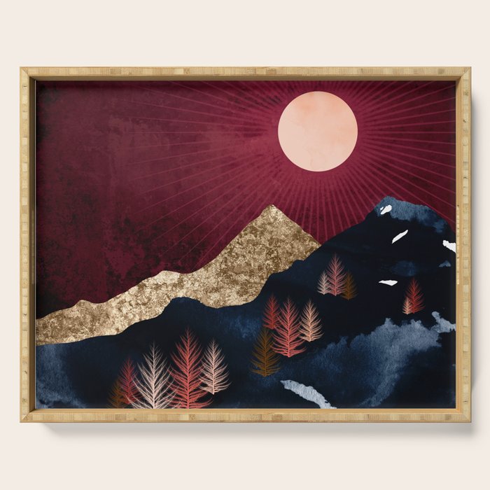 Autumn Night Serving Tray Gallery Image 1