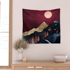 Autumn Night Wall Tapestry Gallery Image 2