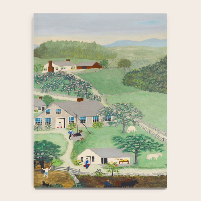 Anna Mary Robertson 'Grandma' Moses The Old Oaken Bucket American Folk Art Notebook Gallery Image 4