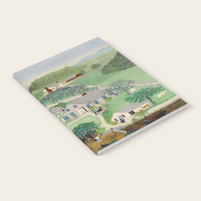 Anna Mary Robertson 'Grandma' Moses The Old Oaken Bucket American Folk Art Notebook Gallery Image 1