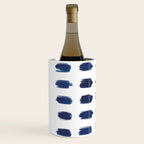 Indigo Abstract Brush Strokes | No. 6 Wine Chiller Gallery Image 2