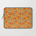 Orange Pattern on Pink Laptop Sleeve Gallery Image 1