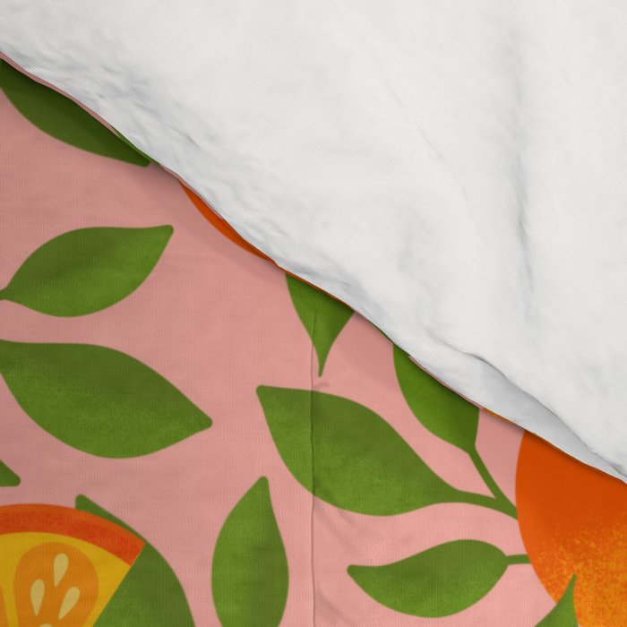 Orange Pattern on Pink Comforter Gallery Image 4