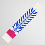 THE VASE 01: Cerise & Persian Blue Leaves Table Runner Gallery Image 3