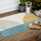 Sunny Ocean Horizon Outdoor Rug Gallery Image 2