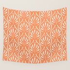 Boho salmon Wall Tapestry Gallery Image 4