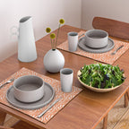 Boho salmon Placemat Gallery Image 2