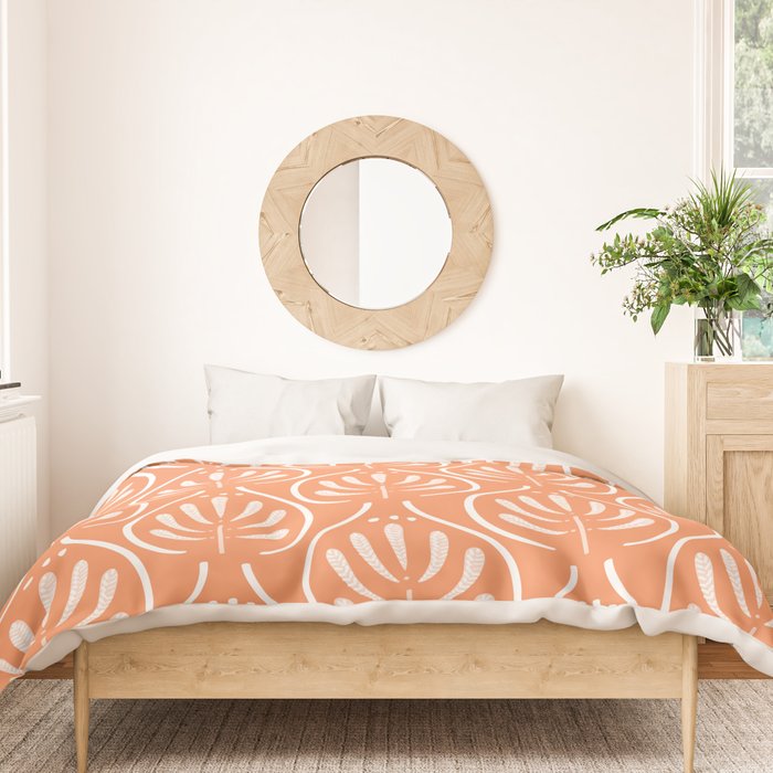 Boho salmon Duvet Cover Gallery Image 3