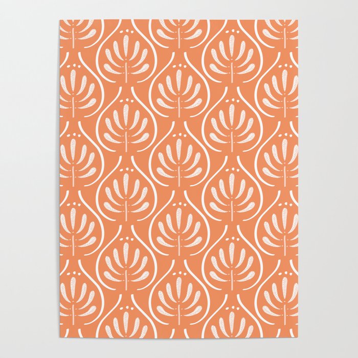 Boho salmon Poster Gallery Image 1