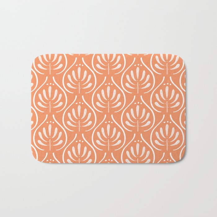 Boho salmon Bath Mat Gallery Image 1