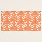 Boho salmon Desk Mat Gallery Image 3
