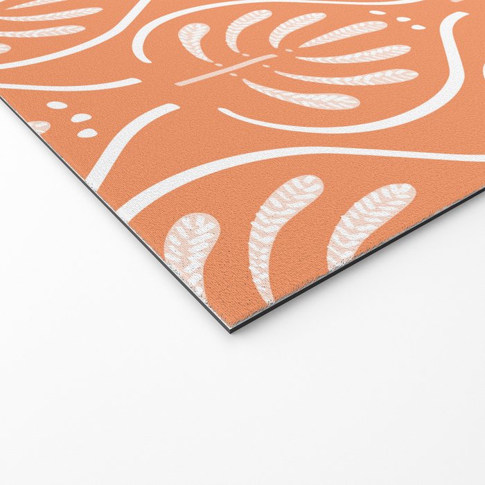 Boho salmon Welcome Mat Gallery Image 2
