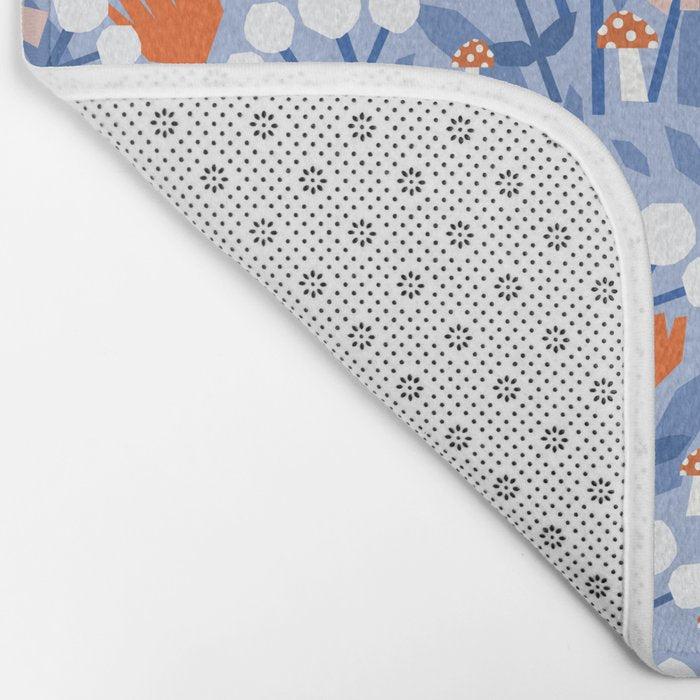 Red and blue spring flowers  Bath Mat Gallery Image 2