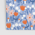 Red and blue spring flowers  Poster Gallery Image 3