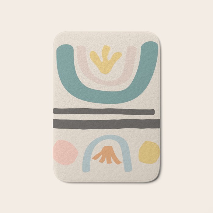 flower field Bath Mat Gallery Image 1
