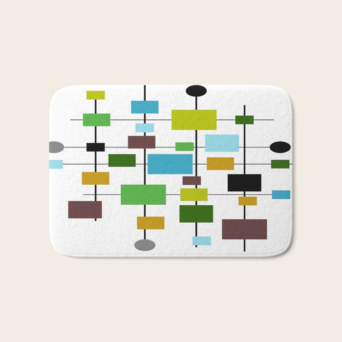 Mid-Century Modern Art 1.3.2 Bath Mat Gallery Image 1