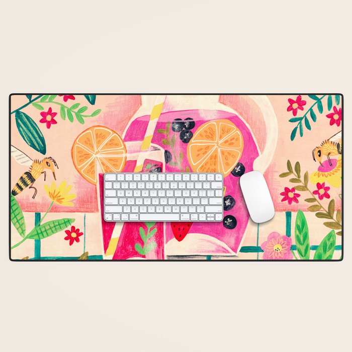 Summer cocktail Desk Mat Gallery Image 1