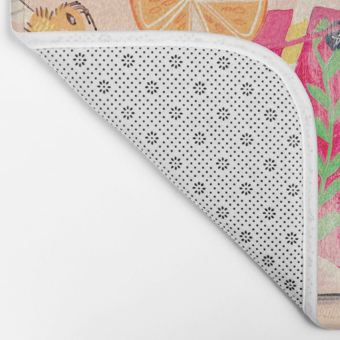 Summer cocktail Bath Mat Gallery Image 2