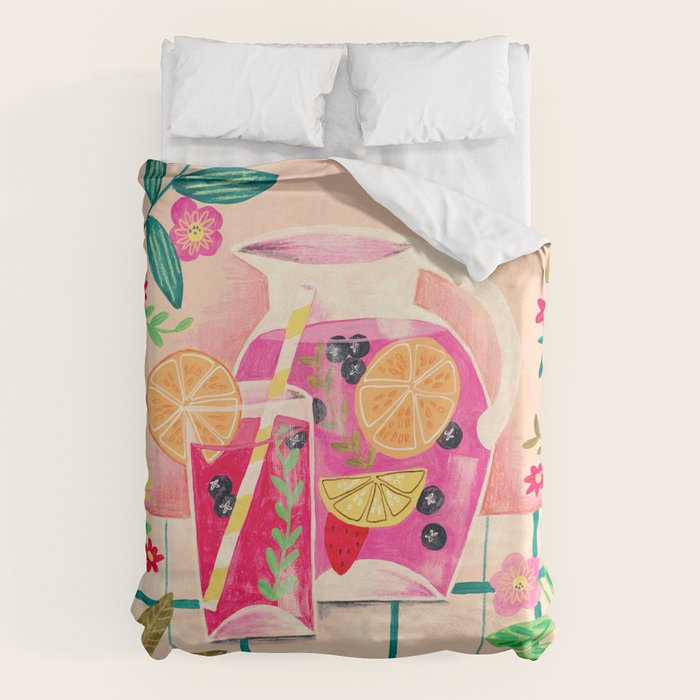 Summer cocktail Duvet Cover Gallery Image 6