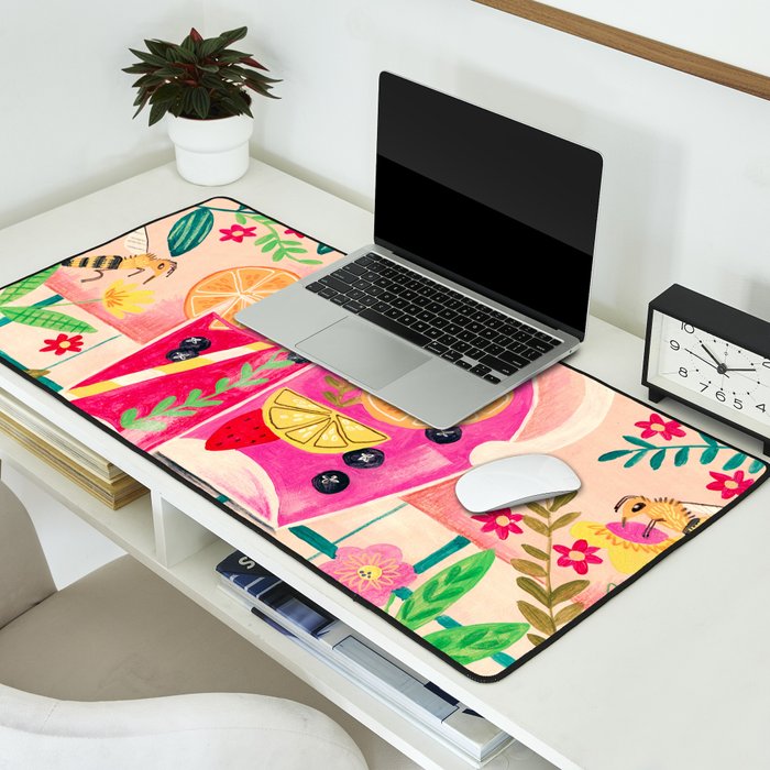 Summer cocktail Desk Mat Gallery Image 2