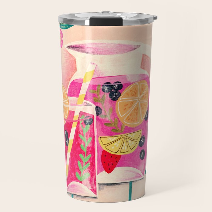 Summer cocktail Travel Mug Gallery Image 1