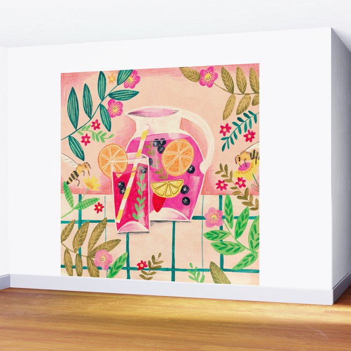 Summer cocktail Wall Mural Gallery Image 2