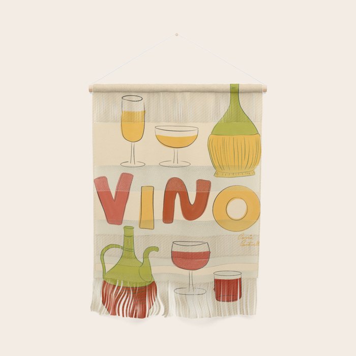 Vino Italian Wine Wall Hanging Gallery Image 1