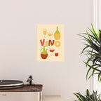 Vino Italian Wine Poster Gallery Image 2