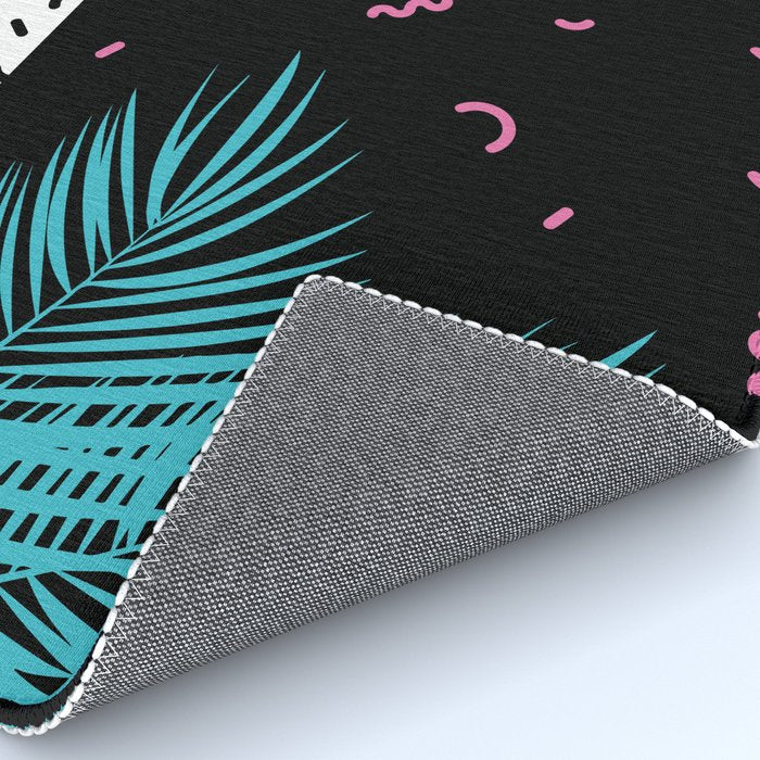 Memphis pattern 52 - 80s / 90s Retro / Palm Tree Rug Gallery Image 4